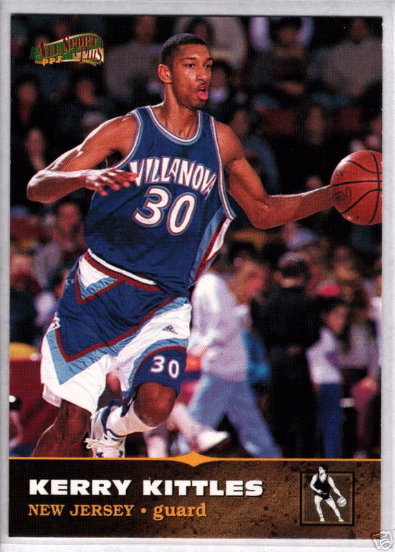 KERRY KITTLES 1996 All Sport PPF Plus RC #109 Villanova  