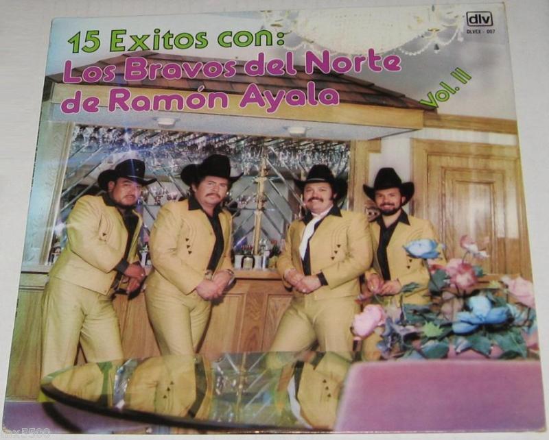 RAMON AYALA Y BRAVOS   15 EXITOS VOL. II   LP norteño  