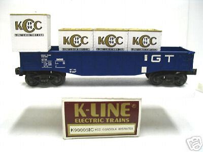 LINE K 90005 IC COLLECTORS CLUB GONDOLA W/ CRATES  