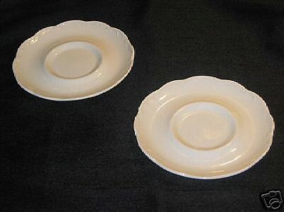 Sterling Colonial English Ironstone/J&G Meakin saucers  