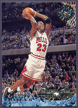 MICHAEL JORDAN 1995 96 STADIUM CLUB #1 NEAR MINT BULLS  