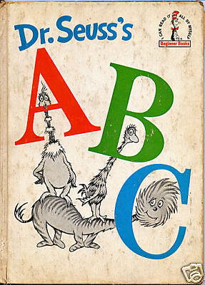 DR. SEUSSS ABC BEGINNER BOOK 1963 USED  