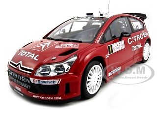 CITROEN C4 WRC 2007 #1 118 WINNER MC AUTOART MODEL  