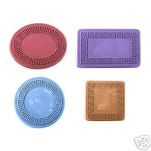 Greek Key 4   in 1 Milky Way Soap Mold   NEW DESIGN  