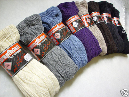 Strickstrumpfhose Grobstrick dicke warme Ware NEU  