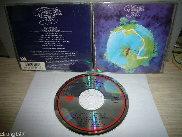 YES FRAGILE 1972 JAPAN CD 32XD 521 1ST PRESS  