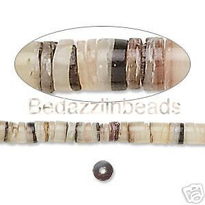 Hammershell Shell Beads~2   3mm Heishe Disc~24in Strand  