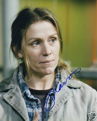 FRANCES MCDORMAND SIGNED GRITTY CLOSE UP IN PERSON COA  