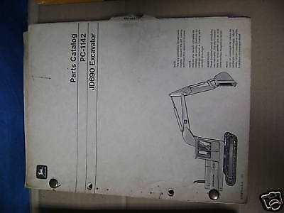 JOHN DEERE JD 690JD 690 EXCAVATOR PARTS MANUAL BOOK  