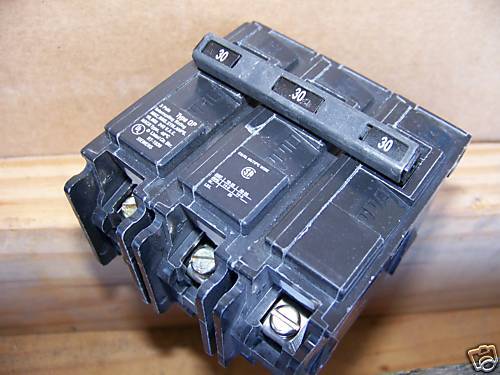 Siemens Q330 snap in 3pole 30amp circuit breaker QP typ  