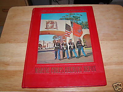 1966 MARINE CORPS RECRUIT DEPOT YEARBOOK SAN DIEGO CA  