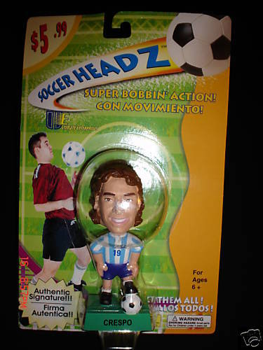 Hernán Crespo SOCCER HEADZ BOBBLE HEAD  