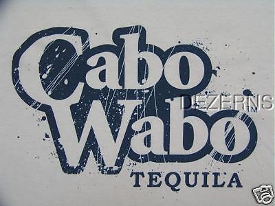 CABO WABO TEQUILA SAMMY HAGAR WHITE T SHIRT MENS LARGE  