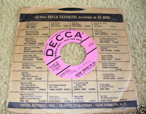 BILL HALEY Rockin Through Rye Rockabilly DJ pressing 45  