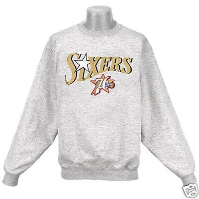 PHILADELPHIA 76ERS BASKETBALL SWEATSHIRT SEWN NEW XXL  