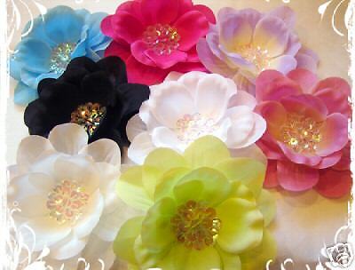 Sweetest Silk*Flower Girl*Hair Clip Bow Pin Bridal PROM  