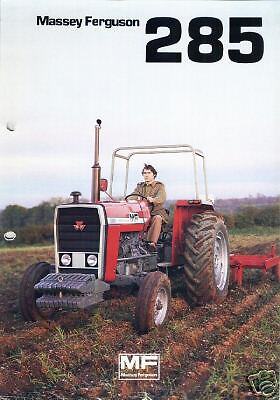 MASSEY FERGUSON MF 285 TRACTOR MANUAL & Brochure Set for sale