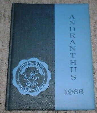 1966 Andrew College Yearbook Annual Cuthbert GA  