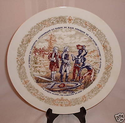 Limoges Le Marquis de Lafayette Lafayette Legacy Plate