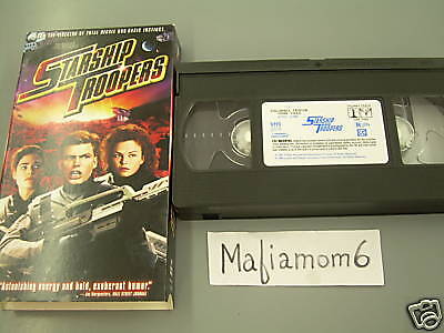 Starship Troopers VHS Sci   Fi Thriller Video 043396717138  